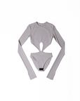 Agna | Body escote frontal | Gris