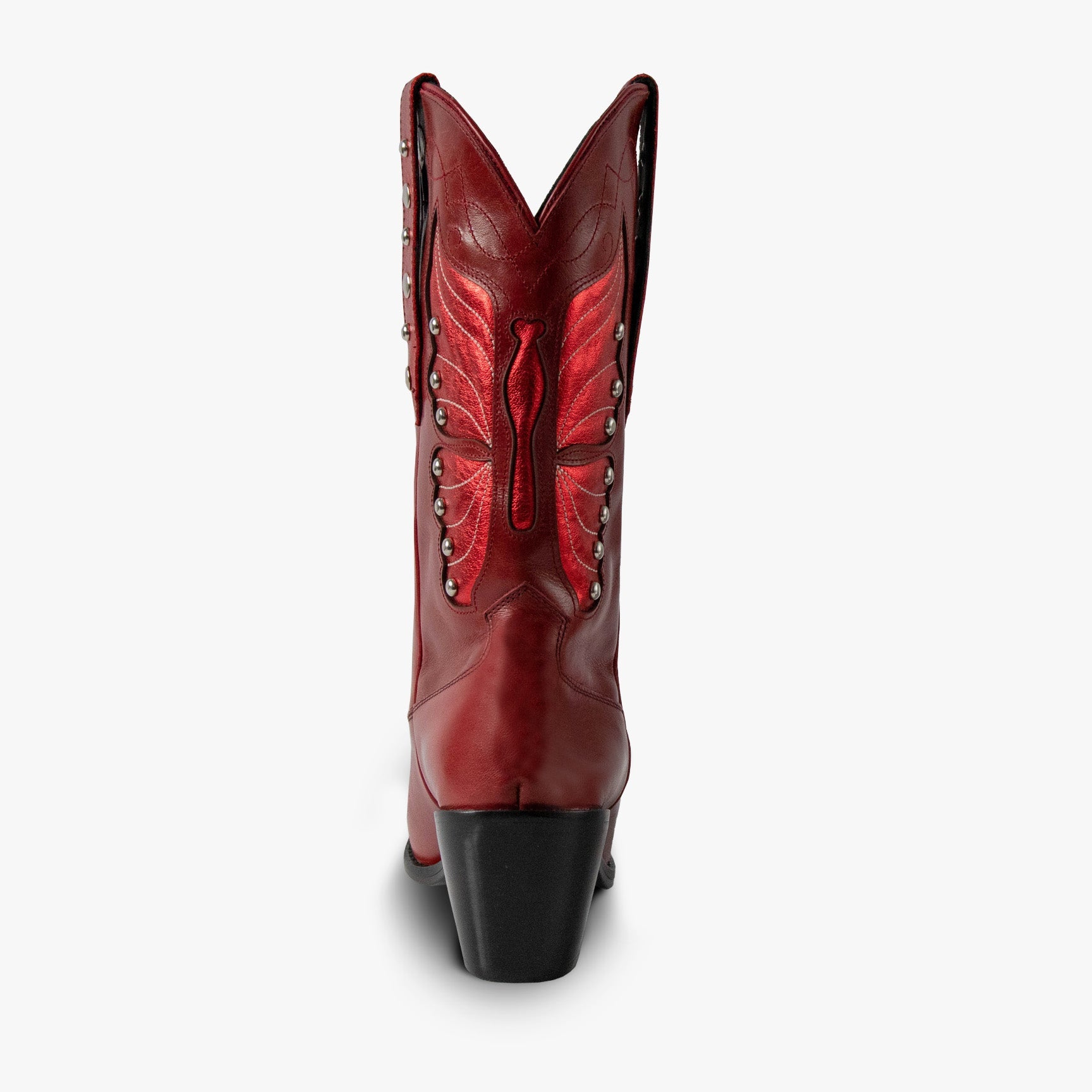  botas de cuero botas de cuero mujer botas de moda botas de piel para  mujer de moda  botas bala di gala botas en tendencia botas rojas metallic boots botas rojas en tendencia botas metalicas en color rojo botas con pop de color outfits con pop rojo